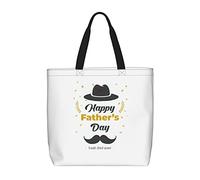 Bolso Tote Feliz Día Del Padre Regalo Te Quiero, Papá Bolso Tote Lona Multiusos Reutilizables Bolsas De Tela, Para Trabajo, Gimnasio, Enfermería, Playa