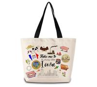 Bolso Tote Llévame A Iowa Ajustable Bolso Shopper Ligera Tote Bag Para Viajes Playa Mamá