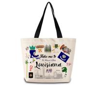 Bolso Tote Llévame A Luisiana Plegable Bolso De Las Ajustable Tote Bag Para Compras Viajes Enfermería