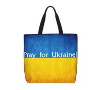 Bolso Tote Oremos Por Ucrania Bolsa De Playa Multiusos Con Asa Bolsas De Tela, Para Diario, Viajes, De Oficina, Enfermería