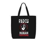 Bolso Totebag Detener La Trata De Personas Bolso De Hombro De Lona Con Asa De Gran Capacidad Bolsos De Hombro, Para Enfermería, Escuela, Niñas, De Oficina