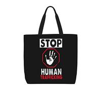 Bolso Totebag Detener La Trata De Personas Bolso De Hombro De Lona Multiusos Reutilizables Bolsas Para Libros, Para Niñas, Viajes, Escuela, De Oficina