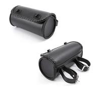 Bolso Trasero Laterales Universal para Chopper para Bobber Bolsa Herramientas Motocicleta Horquilla Delantera Manillar Alforja Barril Almacenamiento Barril Trasero(Style 2)