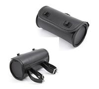 Bolso Trasero Laterales Universal para Chopper para Bobber Bolsa Herramientas Motocicleta Horquilla Delantera Manillar Alforja Barril Almacenamiento Barril Trasero(Style 1)