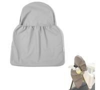 Bolso Trasero para Trona, Bolsa de Almacenamiento para Trona Compatible con Trona IKEA Antilop, Bolsa Impermeable con Bolsillo Interno con Cremallera, Accesorios para Tronas (Gris)