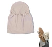 Bolso Trasero para Trona, Bolsa de Almacenamiento para Trona Compatible con Trona IKEA Antilop, Bolsa Impermeable con Bolsillo Interno con Cremallera, Accesorios para Tronas (Rosa)