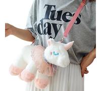 Bolso Unicornio Niña, Bolso Infantil, Bolso de Juguete con bandolera ajustable, Mini Bolsas de la Princesa Bolsas para Kindergarten
