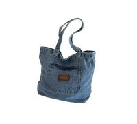 Bolso Vaquero Mujer Bolso de diseñador mezclilla, bolso mano lujo, bolsos a la moda, color sólido for las axilas, simples for ir al trabajo for mujer(Color 1)