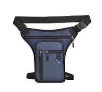 Bolso Viaje Táctico Multibolsillos Motocicleta, Bolso Pierna Y Cadera, Bolso Deportivo Informal para Hombre, Bolso Pierna para Motocicleta Bolsa para Asiento De Motocicleta/Bolsa Trasera(Blue)
