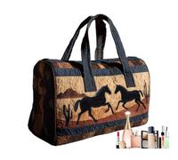 Bolso Weekender acolchado, bolso Duffle Retro para mujer - Equipaje de mano acolchado - Para avión playa gimnasio hospital aseo viaje organizador mujer, A., Consulte la descripción, Consulte la