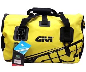 Bolsón GIVI Impermeable Waterproof De Silla 40 Lt Litros Amarillo EA115FL EA115
