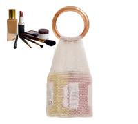 Bolsos Artesanías, Brillante Con Mango - Tote Tejido Para Mujeres | Para La Familia La Novia Viajar La Casa El Interior Al Aire Libre Los Viajes Diarios, rosa, Se référer au descriptif