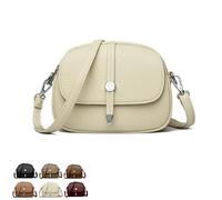Bolsos Comebybuy, Bolso Bandolera de Cuero Comebybuy, Bolso Bandolera de Nailon para Mujer, Bolso Satchel Casual (Off-white,One size)