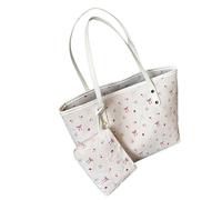 Bolsos con Superior con Lazos Estampados Contemporáneos Bolso De Trabajo Espacioso para Debajo del Brazo Correa Cómoda Trabajo PU Esencial para Negocios