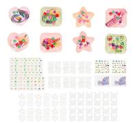 AWHAO Bolsos Creativos DIY, Juguetes para Niños, Pegatinas 3D Reutilizables, Recuerdos de Fiesta, Pegatinas Fáciles de Aplicar para Niños Pequeños, Sólo Pegatinas