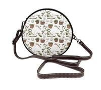 Bolsos cruzados con estampado de pelota de golf para mujer, pequeños bolsos de cuero para mujer, bolsos de hombro para mujer