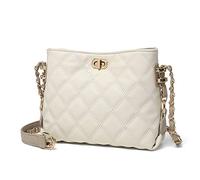 Bolsos cruzados para mujer Mini Satchels Monedero Riñonera Moda Ligero Bolsas de hombro con correa ajustable, Beige, Small