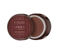 Eveline Cosmetics - Choco Glamour - Mascarilla de labios regeneradora intensiva para la noche, cuidado de los labios nocturno, hidratación de los labios, productos de labios, cuidado de los labios