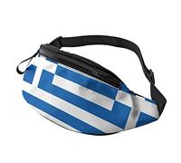 Bolsos De Gimnasio Bandera De Grecia, Riñonera Ajustable Riñonera Militar Hombre Casual Bolsos Bandolera para Ciclismo Hombre Viajes