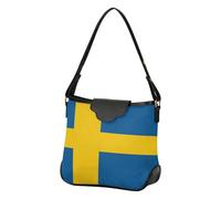Bolsos de hombro para mujer, bolso de mano con correas desmontables para viajes, trabajo, gimnasio, Bandera nacional de Suecia, Talla única