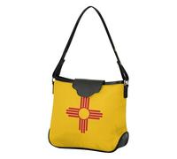 Bolsos de hombro para mujer, bolsos y bolsos de mano con correa extraíble para enfermera, viajes, trabajo, New Mexico State Flag, Talla única