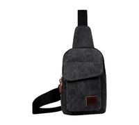 Bolsos de hombro para mujer, color rojo, paquete de cintura, bolso de pecho de lona, bolso para hombre coreano, bolso de hombro ocasional, bolso de hombro, bolso deportivo multifuncional, bolso de