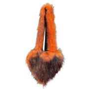 Bolsos de invierno for mujer, bonitos bolsos hombro felpa con forma corazón for, bolso mano bonito, amor para el invierno(Purple)