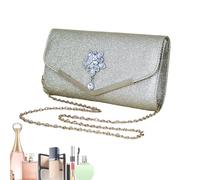 Bolsos De Noche Para Mujer,Clutch Formal De Diseño Para Eventos Especiales | Bolso De Mano Elegante Ligero Con Cadena Ajustable Para Cenas Al Aire Libre Viajes De Negocios