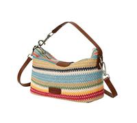 Bolsos De Paja Para Mujer - Correa De Hombro Ajustable Boho Tote Para Playa | Bolso De Mano De Playa De Verano, Bolsos De Paja Bohemios Para Mujer Para Teléfono, Lápiz Labial, Gafas De Sol, Tarjetas, Via