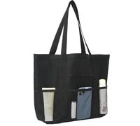 Bolsos De Playa Para Mujeres | Bolso De Playa Impermeable A La - de Natación Antipara Toalla y Botella de Agua, Malla Transpirable de Gran Capacidad
