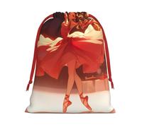 Bolsos de regalo con cordón para mujer, diseño de cascanueces de ballet, Navidad, danza, con cordón, bolsas de regalo para cumpleaños, Navidad, regalos de fiesta