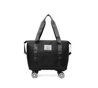 Bolsos De Viaje Grandes Ruedas Extensibles Y ExtraíBles. , Bolsos Viaje Mujer Impermeable, Resistente Al Desgaste , Bolso De Viaje Mujer Apto para Actividades Deportivas.,Black
