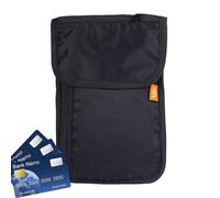 Bolsos Para Pasaporte De Viaje | Cartera De Almacenamiento Para Viajes En El Cuello - Organizador Antirrobo Impermeable Para Pasaporte Y Teléfono Móvil Unisex Para Boletos Transporte Exteriores Negoci