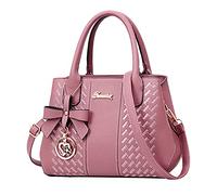 Bolsos y bolsos clásicos europeos y americanos para madre media, Pink, Talla única