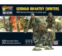 Bolt Action Infantería del ejército alemán (invierno) - Miniaturas de plástico a escala de 28 mm Warlord Games - Miniaturas altamente detalladas de la Segunda Guerra Mundial para juegos de
