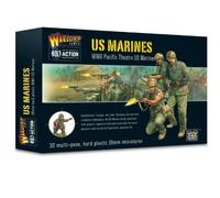 Bolt Action US Marines Infantry - 28mm Scale Plastic Miniatures by Warlord Games