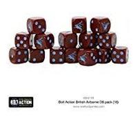 Bolt Action Warlord Games, British Airborne D6 (16) Dice