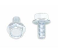 Bolt Cabeza hexagonal de tornillo bridado 10mm M6x1x12mm 10 piezas