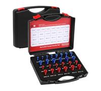 Bolt Thread Checker, 26 Piece Measuring Kit, Imperial and Metric Gauge, 7.68x6.5x1.77 pulgadas, Sturdy Tool Finder Set, ideal for Mechanics, Technicians, Enthusiasts, Auto Work