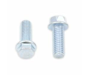 Bolt Tornillo de brida de cabeza hexagonal 8mm M6x1x16mm 10 piezas
