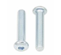 Bolt Tornillo de cabeza curva gruesa M8x1,25x40mm 10 piezas