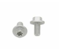 Bolt Tornillo de cabeza hexagonal ancho/Torx M6x1x12mm 10 piezas