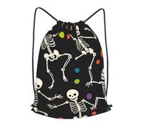 Boltpack Bolsas con cordón para yoga, deporte, gimnasio, mochila de cuerda, bolsa de playa, mochila de viaje para hombres y mujeres, ligera, Halloween 4, S