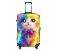 Boltpack Funda elástica para equipaje de viaje, Cute Rainbow Cat 8, XL(Fits 29-32 Inch Luggage)