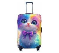 Boltpack Funda elástica para equipaje de viaje, Cute Rainbow Cat 9, XL(Fits 29-32 Inch Luggage)