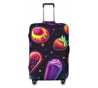 Boltpack Funda elástica para equipaje de viaje, Neon Ice Cream 10, L(Fits 25-28 Inch Luggage)
