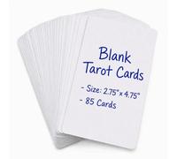 Boltquan 85 cartas de tarot en blanco para escribir, haz tu propia baraja