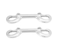 Boltsnap De Doble Extremo, 4 Pulgadas Perno De Presión Buceo Doble Extremo Acero Inoxidable 316, Double-End Gancho Clip Snap Buceo Para Perros, Llavero, Tachuela Para Caballos, Cubos De Alimentación