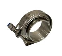 Boltza® Abrazadera de Banda en V + Bridas Manguera Extra Turbo Completa de Acero Inoxidable (3,25'' Pulgadas (82mm))