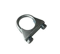 Boltza® Abrazadera universal de perno en U estilo sillín de 64 mm, abrazadera de escape resistente con tuercas